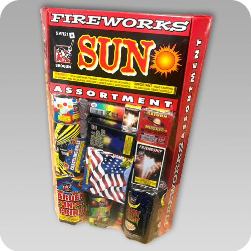 Sun Fireworks Assortment