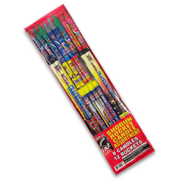 SHOGUN ROCKET-CANDLE ASSORTMENT 20/1 | Wholesale Fireworks Corporation